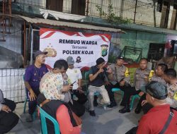 Program Sambang dan Rembug Warga Polsek Koja di Kelurahan Rawabadak Utara