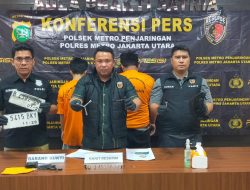 Polsek Metro Penjaringan Gelar Konferensi Pers Terkait Kasus Curanmor