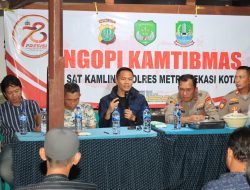 Waka Polres Metro Bekasi Kota: Hadiri Acara Ngopi Satkamling di Bekasi Selatan*