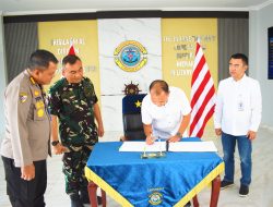 DANLANTAMAL I TERIMA KUNJUNGAN DIREKTUR KESELAMATAN DAN KEAMANAN BESERTA EXECUTIVE VICE PRESIDENT SECURITY PT. KAI