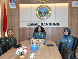 Komandan Lanal Bandung Hadiri Pembukaan Taklimat Awal Audit Kinerja Itkoarmada I di Mako Lanal Bandung