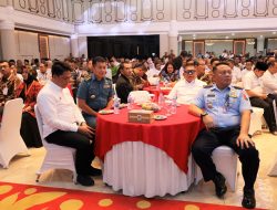 DANLANTAMAL I HADIRI LAUNCHING GERAKAN PERLINDUNGAN TENAGA RENTAN DAN GERAKAN GOTONG ROYONG LINDUNGI PEKERJA RENTAN MELALUI PROGRAM SEJAHTERAKAN PEKERJA SE- SUMUT