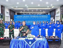 DANLANTAMAL I HADIRI TATAP MUKA DENGAN PEMBINA DAERAH JALASENASTRI ARMADA I DALAM RANGKA SAMBUT HUT KE-78 JALASENASTRI MELALUI VICON
