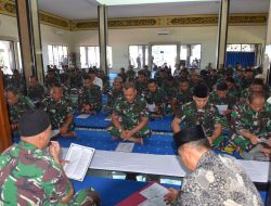 LANTAMAL I GELAR DOA BERSAMA DALAM RANGKA HUT RI KE-79