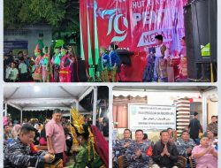 Danlanal Tarempa Turut Meriahkan Malam Pentas Seni HUT Kemerdekaan RI Ke-79