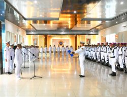 LANTAMAL I LAKSANAKAN UPACARA HUT KE-79 KEMERDEKAAN RI