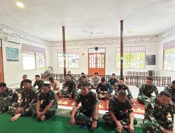 DANLANAL SIMEULUE BESERTA SELURUH PRAJURIT LAKSANAKAN DO’A BERSAMA DALAM RANGKAIAN HUT RI KE-79