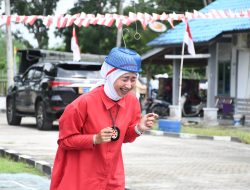 Semarak HUT Kemerdekaan RI Ke-79, Keluarga Besar Lanal TBA Ikuti Lomba- Lomba