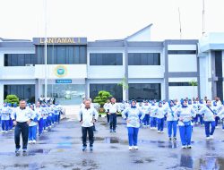 JALASENASTRI KORCAB I DJA I LAKSANAKAN OLAHRAGA BERSAMA SAMBUT HUT KE-78 JALASENASTRI TAHUN 2024