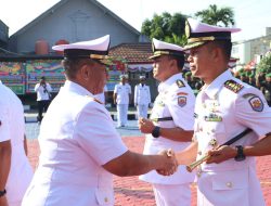 JABATAN KOMANDAN PANGKALAN TNI AL BANJARMASIN DISERAHKAN KEPADA KOLONEL LAUT (P) DIDIK KUSYANTO, M.Tr.Hanla