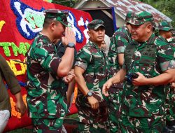 DANLANAL DUMAI HADIRI UPACARA PENUTUPAN TMMD KE-121 TAHUN 2024 DI KABUPATEN KAMPAR RIAU