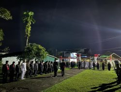 DANLANAL SIMEULUE LAKSANAKAN APEL KEHORMATAN DAN RENUNGAN SUCI (AKRS) DALAM RANGKAIAN HUT RI KE-79