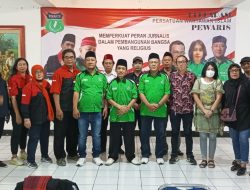 Deklarasi Persatuan Wartawan Islam ( Pewaris ) Jurnalis Muslim di Gedung Joang.