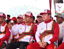 Danlanal Sabang Hadiri Upacara Pelepasan Kirab Api PON XXI 2024