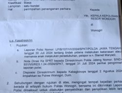 Kasus di Wono Giri, Jawa Tengah: Kapolres, Reskrim, dan PPA Tidak Menindaklanjuti Laporan Korban