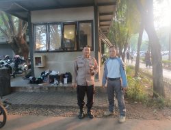 Patroli Sore Hari 1053 Samapta Polsek Metro Tanah Abang Sambangi Petugas Keamanan Plaza Timur GBK Senayan
