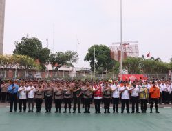 Apel gabungan POLRES Bandara Soetta, Pam kunjungan Paus Fransiskus dan kedatangan delegasi International Sustainability Forum (ISF)