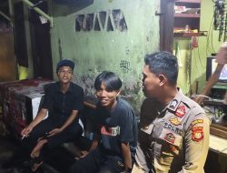 Patroli Dialogis Anggota Patroli Polsek Johar Baru Briptu Yoga Lakukan Imbauan kepada Warga
