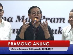 Bakal Calon Gubernur (Cagub) Jakarta, Pramono Anung, menggelar kampanye besar di Gedung Joang 45, Jakarta Pusat