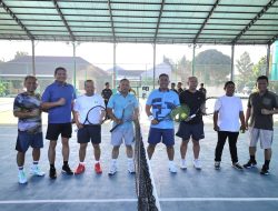 Danlantamal I Olahraga Bersama Dengan Kapolda Sumatera Utara