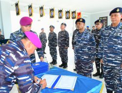 Danlantamal I Pimpin Sertijab Kadisbek, Kadispotmar, Kadispen, Dantim Intel, dan Kasatkom Lantamal I