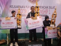 Persaudaraan Setia Hati Terate Cabang 064 Makassar Raih Juara Umum 1 Kejurnas Pencak Silat Hasanuddin Championship I