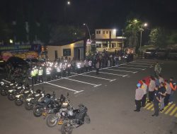 Kapolres Metro Jakut Pimpin Apel KRYD bersama Tiga Pilar dalam Rangka antisipasi Guantibmas di Wilayah Jakarta Utara