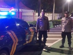 Kehadiran Unit Patko 1041 Sekitar Bunderan HI Memantau Aksi Kejahatan Jalanan Menjelang Pagi