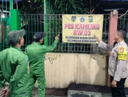 Bhabinkamtibmas Kelurahan Kebon Kosong Melaksanakan Kegiatan Patroli dan Sambang Dialogis