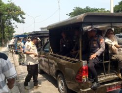 Personil Gabungan Satpol PP Kec.Cilincing Tertibkan PPKS di Tiga Lokasi Berbeda.