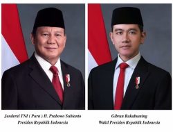Prabowo-Gibran Resmi Menjadi Orang Nomor 1 dan 2 periode 2024-2029.