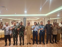 Danlanal Bintan Sebagai Narasumber Acara Sosialisasi Peran Masyarakat Dalam Mendukung Pilkada 2024