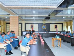 Pjs. Wadan Lantamal I Pimpin Rapat Kesiapan Penyambutan Kunjungan Kapal Latih Italia di Belawan