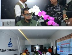 Komandan Beserta Prajurit Lanal Bandung Ikuti Apel Kesiapsiagaan Penanggulangan Bencana Hidrometeorologi dan Pilkada Serentak Tahun 2024