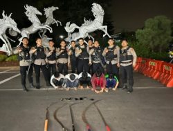 Polres Metro Bekasi Kota Gagalkan Tawuran, 5 Remaja Bersenjata Tajam Diamankan