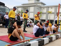 Ukur Kemampuan Fisik, Prajurit Lanal Dumai Laksanakan Tes Kesegaran Jasmani Periode Kedua Tahun 2024