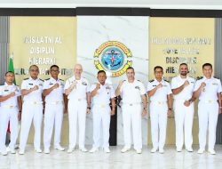 Danlantamal I Sambut Kedatangan Kapal Latih Angkatan Laut Italia ITS Amerigo Vespucci