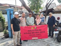 Bhabinkamtibmas Kelurahan Manggarai Selatan Gelar Kegiatan Halo Polisi di RW. 07 Jl. Sawo IV
