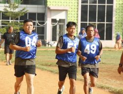Uji Kebugaran Dan Kesehatan Tubuh, Personil Kodim 0507/Bekasi Laksanakan Garjas Periodik