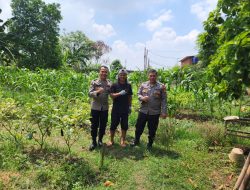 Mendukung Program Ketahanan Pangan Nasional Asta Cita Presiden RI, Polsek Cilincing lakukan Pengecekan Lahan Pertanian Pondok Pesantren Ash Sholihin Rorotan