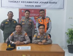 Pengamanan Gudang Logistik Pemilukada oleh Personel Polsek Johar Baru, Jaminan Keamanan Jelang Pilkada