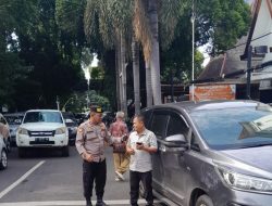 Personil Patmor Menteng Pengamanan Giat Misa Di Gereja GPIB Paulus Menteng