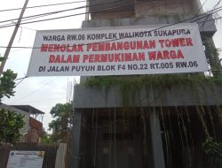 Warga Menolak pembangunan Tower di Pemukiman Warga Jalan Puyuh Blok F4 Jakarta Utara