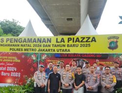 Kunjungan Kapolres Metro Jakarta Utara Ke Pospam La Piazza, Kelapa Gading
