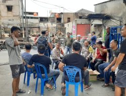 Kapolsek Koja menyambangin Lokasi Kebakaran, Tingkatkan Keamanan dan Solidaritas Warga