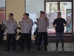 Polres Metro Jakarta Utara menggelar Apel Bersama dalam rangka Kegiatan Rutin yang Ditingkatkan (KRYD)