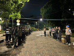 Waka Polsek Koja Pimpin Apel Operasi dalam Rangka KRYD di Wilayah Hukum Polsek Koja