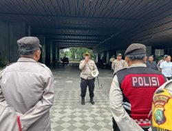 Polsek Koja Gelar Apel Pengamanan Unjuk Rasa di Pelindo Tower: Pastikan Keamanan Kondusif