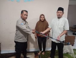 Warga Ciputat Timur Serahkan Sajam, Cegah Tawuran di Gang Nurul Huda