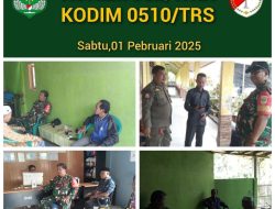 Babinsa Kodim 0510/Trs Komsos Di Cijeruk Jaga Ketertiban Dan Sinergitas